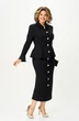 Костюм с юбкой 2376 черный Svetlana Style