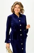 Костюм с юбкой 2387 синий бархат Svetlana Style фото 4