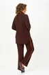 Костюм брючный 3017 темный шоколад Svetlana Style фото 2