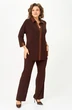 Костюм брючный 3017 темный шоколад Svetlana Style фото 3