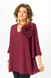Блузка 3025 бордовый Svetlana Style