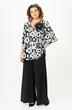 Костюм брючный 5035 черный+буквы Svetlana Style