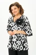 Блузка 5036 черный+буквы Svetlana Style