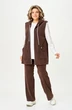 Костюм брючный 5044 коричневый Svetlana Style