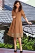 Платье 1587 золотой TEFFI Style
