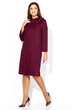 Платье 1406 винный ТАиЕР
