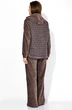 Костюм брючный 1416 шоколад ТАиЕР фото 2