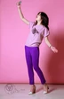 Блузка 080 розовая блузка Talia Fashion