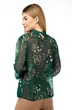 Блузка 439 зеленый Talia Fashion