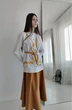 Юбка 516 горчица Tanya Arzhanova