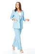 Костюм брючный 7737 небесный голубой Tender and nice
