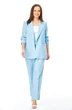 Костюм брючный 7737 небесный голубой Tender and nice фото 3