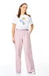 Костюм брючный 7738 пыльная роза + белый Tender and nice фото 4