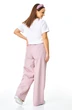 Костюм брючный 7739 пыльная роза + белый Tender and nice фото 2
