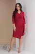 Платье 261 винный Tensi