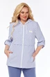 Костюм брючный 375 голубой Tensi