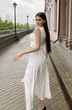 Костюм с юбкой 440 белый The Woman