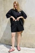 Костюм с шортами 1001-5007 черный Théa club