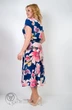 Платье 14-19 синий+розовые цветы TtricoTex Style фото 2