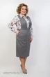 Сарафан+блузка 31-19 серый TtricoTex Style