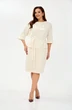 Костюм с юбкой 7886 молочный Tvin