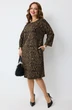 Платье 2274 шоколадный + принт Твой Имидж фото 3