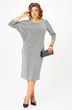Платье 2294 серебро Твой Имидж