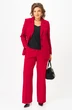 Костюм брючный 2301 красный Твой Имидж