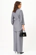 Костюм брючный 2331 серый в полоску Твой Имидж фото 2