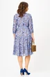 Платье 2341 голубой с принтом Твой Имидж фото 2
