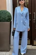 Костюм брючный 0050 голубой USOVA