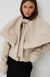 Шуба 1090 бежевый V&N fashion фото 3