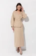 Юбка 1112 бежевый V&N fashion
