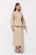 Юбка 1112 бежевый V&N fashion фото 3