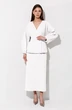 Костюм с юбкой 1113 белый V&N fashion фото 3