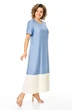 Платье 1252 голубой + молоко VI ORO фото 3