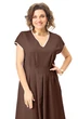 Платье 1258 шоколад VI ORO фото 4