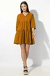 Платье 636 темная горчица VIZAVI TEKSTIL