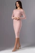 Платье 825 пудра VIZAVI TEKSTIL