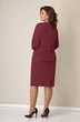 Костюм с юбкой 1249 вишня VOLNA