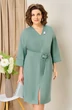 Платье 1443 мятно-зеленый VOLNA фото 3