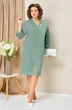 Платье 1443 мятно-зеленый VOLNA фото 4