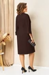 Платье 1443 шоколадно-коричневый VOLNA фото 2