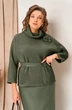 Костюм с юбкой 1447 олива темная VOLNA фото 3