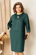 Платье 1449 бутылочно-зеленый VOLNA фото 3