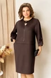 Платье 1449 шоколадно-коричневый VOLNA фото 3