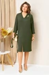 Платье 1451 хаки VOLNA фото 4