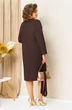 Платье 1454 коричневый VOLNA фото 2