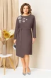 Платье 1454 капучино VOLNA