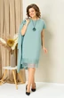 Костюм с платьем 1459 светло-мятный VOLNA фото 4